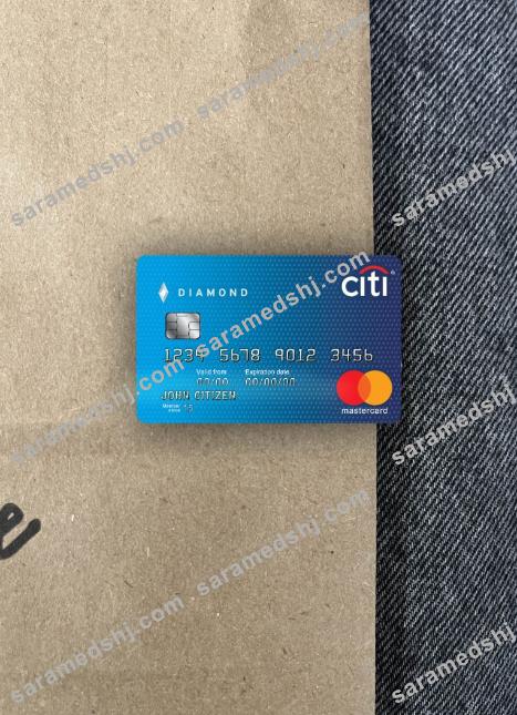 USA Citibank MasterCard photolook front